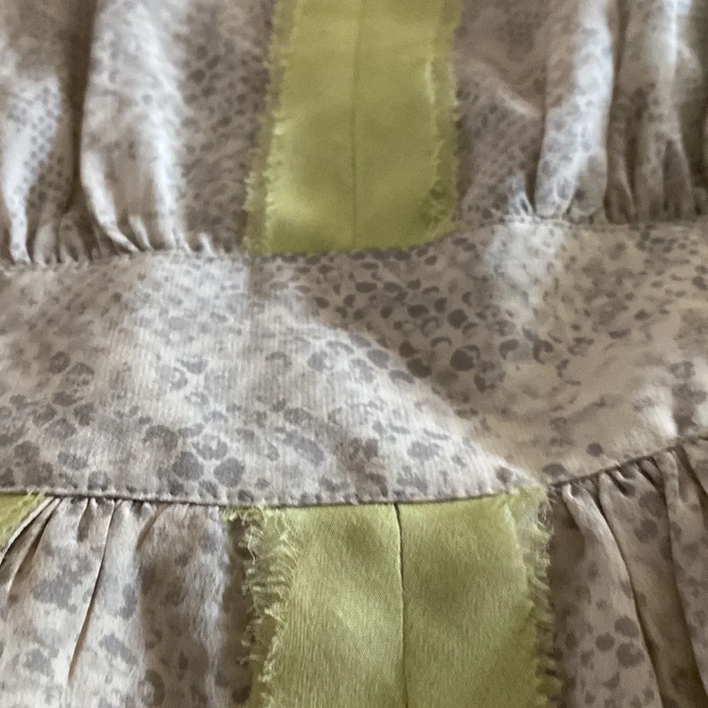❌SOLD❌Rebecca Taylor 100% Silk Sleeveless Flowy Dress🤍⭐️🤍 - Picture 8 of 15